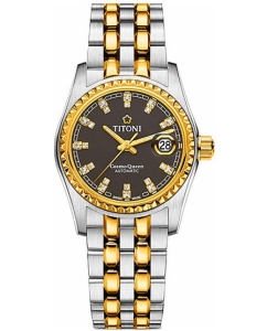 Купить Швейцарские механические наручные часы Titoni 729-SY-542 в E-mobi