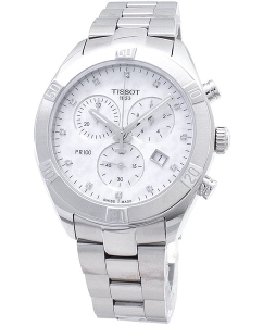 Купить Швейцарские наручные часы Tissot T101.917.11.116.00 с хронографом в E-mobi