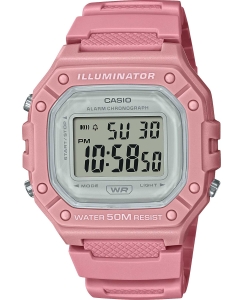 Купить Японские наручные часы Casio Collection W-218HC-4AVEF с хронографом в E-mobi