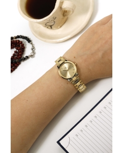 Купить Наручные часы Daniel Wellington Iconic Link Unitone 28 G Gold  в E-mobi