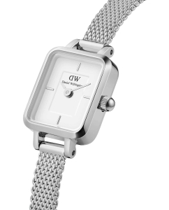 Купить Наручные часы Daniel Wellington Quadro Mini 15.4x18.2 Sterling S White  в E-mobi