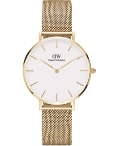 Купить Наручные часы Daniel Wellington Petite 32 Evergold G White в E-mobi