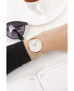 Купить Наручные часы Daniel Wellington Petite 32 Evergold G White  в E-mobi