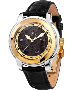 Купить Российские механические серебряные наручные часы NIKA 1377.0.39.56A в E-mobi