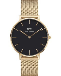 Купить Наручные часы Daniel Wellington Petite 36 Evergold G Black в E-mobi