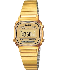 Купить Японские наручные часы Casio Vintage LA-670WEGA-9E с хронографом в E-mobi