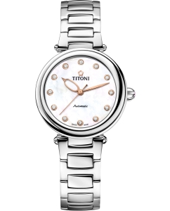 Купить Швейцарские механические наручные часы Titoni 23978-S-622 в E-mobi