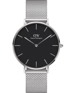 Купить Наручные часы Daniel Wellington Petite 36 Sterling S Black в E-mobi