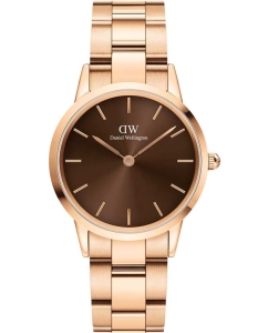 Купить Наручные часы Daniel Wellington Iconic Link Amber 32 RG Brown в E-mobi