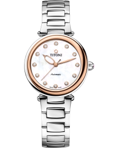 Купить Швейцарские механические наручные часы Titoni 23978-SRG-622 в E-mobi
