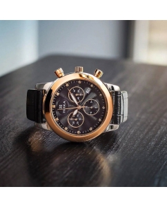 Купить Российские серебряные наручные часы NIKA 1306.0.39.56B с хронографом  в E-mobi