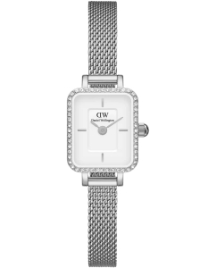 Купить Наручные часы Daniel Wellington Quadro Mini Bezel Lumine 15.4x18.2 Sterling S White в E-mobi