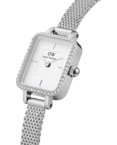 Купить Наручные часы Daniel Wellington Quadro Mini Bezel Lumine 15.4x18.2 Sterling S White  в E-mobi