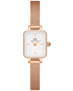 Купить Наручные часы Daniel Wellington Quadro Mini Bezel Lumine 15.4x18.2 Melrose RG White в E-mobi