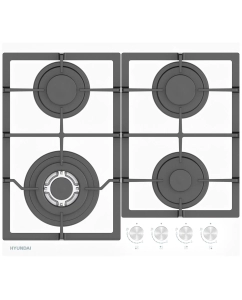 Купить Встраиваемая варочная панель газовая HYUNDAI HHG 6436 WG белый в E-mobi