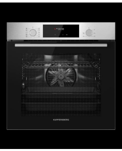 Купить Встраиваемый электрический духовой шкаф Kuppersberg HF 609 BX серебристый, черный в E-mobi