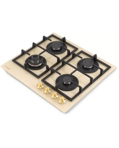 Купить Встраиваемая варочная панель газовая HYUNDAI HHG 6434 BE бежевый  в E-mobi