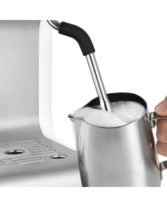 Купить Рожковая кофеварка Kitfort KT-7170 серебристый; черный  в E-mobi