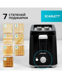 Купить Тостер Scarlett SC-TM11020 Black  в E-mobi