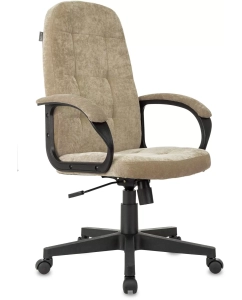 Купить Кресло руководителя Бюрократ CH 002, ткань, песочный в E-mobi