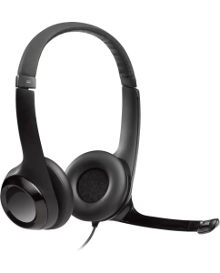 Купить Наушники Logitech H390 USB (981-000406) черный в E-mobi