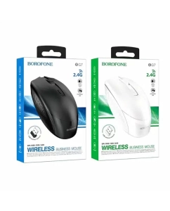 Купить Беспроводная мышь BOROFONE BG7 белый (1375047)  в E-mobi