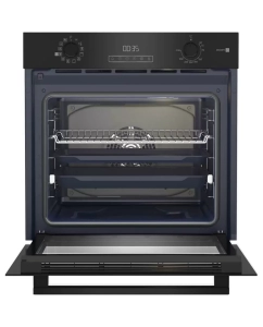 Купить Встраиваемый электрический духовой шкаф Hotpoint HSTF 1231 JSAH BLG черный  в E-mobi
