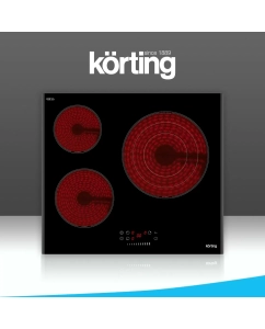 Купить Встраиваемая варочная панель электрическая Korting HK 6351 B3 черный в E-mobi