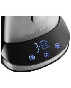 Купить Соковыжималка центробежная Kitfort KT-1112 silver/black  в E-mobi