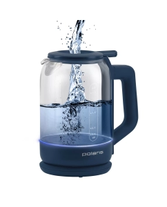Купить Чайник электрический Polaris PWK 1720CGLD 1.5 л синий  в E-mobi
