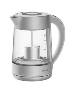 Купить Чайник электрический Deerma DEM-SH50W 1.7 л серебристый, прозрачный в E-mobi