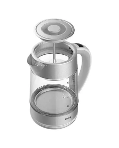 Купить Чайник электрический Deerma DEM-SH50W 1.7 л серебристый, прозрачный  в E-mobi