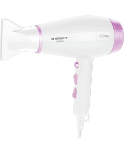 Купить Фен KRAFT KF-HD225DSI 2200 Вт белый, розовый в E-mobi