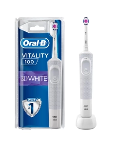 Купить Зубная щетка электрическая Braun Oral-B Vitality 3D White D100.413.1 White  в E-mobi
