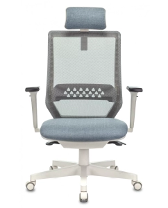 Купить Компьютерное кресло Бюрократ Expert (Grey/Blue)  в E-mobi