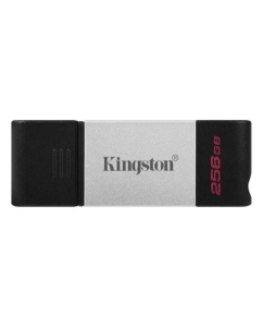 Купить Флешка Kingston DataTraveler 80 256ГБ Black/Silver (DT80/256GB) в E-mobi