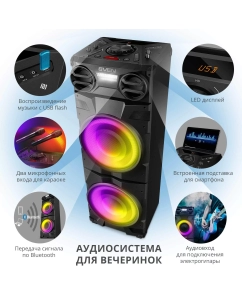 Купить Портативная колонка Sven PS-1900 Black  в E-mobi