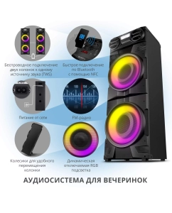 Купить Портативная колонка Sven PS-1900 Black  в E-mobi