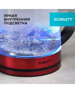 Купить Чайник электрический Scarlett SC-EK27G102 1.8 л красный  в E-mobi