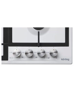 Купить Встраиваемая варочная панель газовая Korting HG 665 CTW белый  в E-mobi