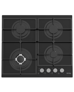 Купить Встраиваемая варочная панель газовая Korting HGG 6734 CTN черный в E-mobi