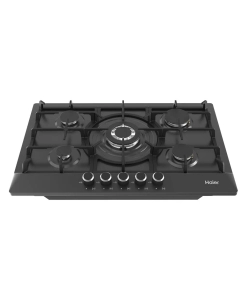 Купить Встраиваемая варочная панель газовая Haier HHX-M75CWBX черный  в E-mobi