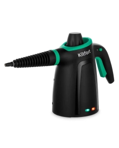 Купить Пароочиститель Kitfort КТ-9170-2 черный, зеленый в E-mobi