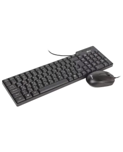 Купить Комплект проводной клавиатура и мышь Ritmix RKC-010 Black в E-mobi