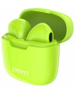 Купить Беспроводные наушники Pero Colorful TWS05 зеленый  в E-mobi