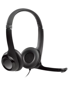 Купить Гарнитура Logitech Headset H390 проводная, наушники с микрофоном, USB, 981-000803 в E-mobi