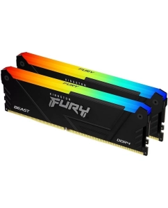 Купить Оперативная память Kingston FURY Beast Black RGB XMP 64GB DDR4 3600MHz DIMM в E-mobi