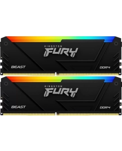 Купить Оперативная память Kingston FURY Beast Black RGB XMP 64GB DDR4 3600MHz DIMM  в E-mobi