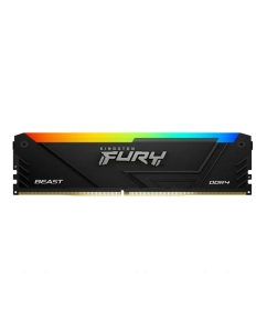 Купить Оперативная память Kingston FURY Beast Black RGB XMP 64GB DDR4 3600MHz DIMM  в E-mobi
