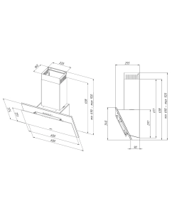 Купить Вытяжка настенная AKPO WK-4 Juno eco 60 1М Black  в E-mobi